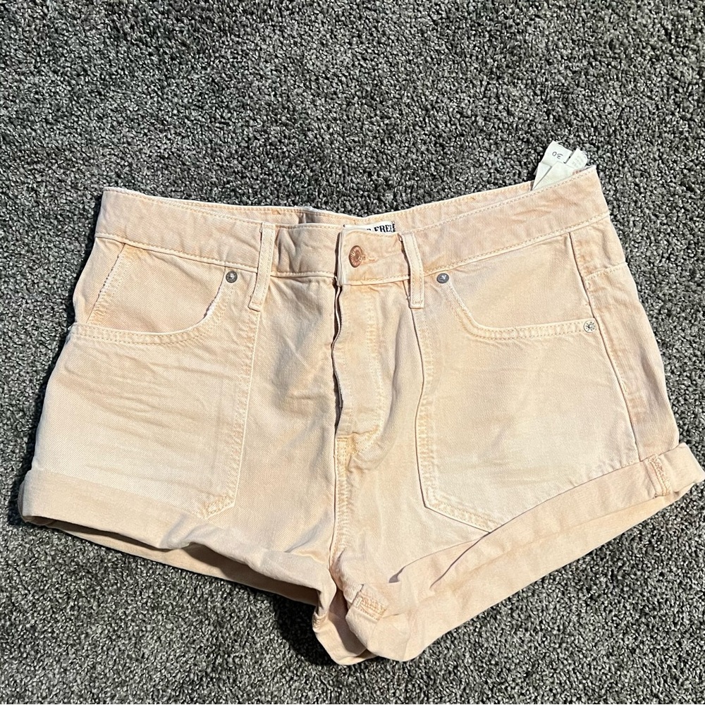 Free People Beginner’s Luck Low Rise Slouch Shorts